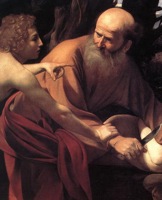 Caravaggio slaying of isaac detail 200.jpg