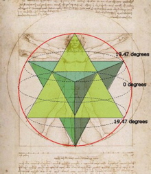 "Star Tetrahedron: Man & Merkaba"