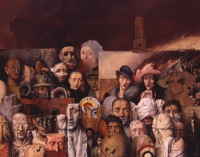 'The Family', oil on canvas painting by Samuel Bak, 1974.jpg