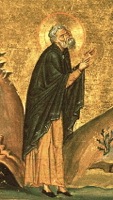 Isidore of Pelusium (Menologion of Basil II).jpg