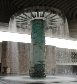 "Museum of Anthropology Fountain, Mexico City"